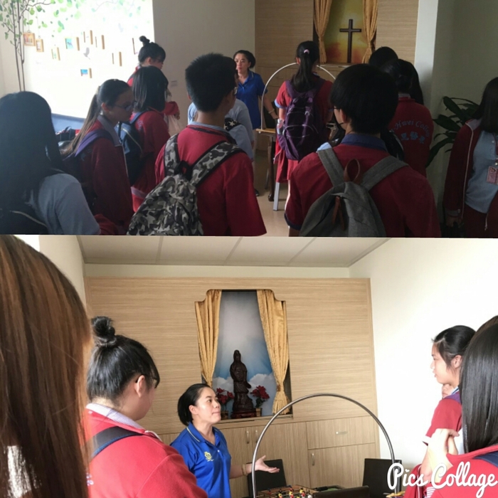 館長介紹二樓老人家各自的信仰~~